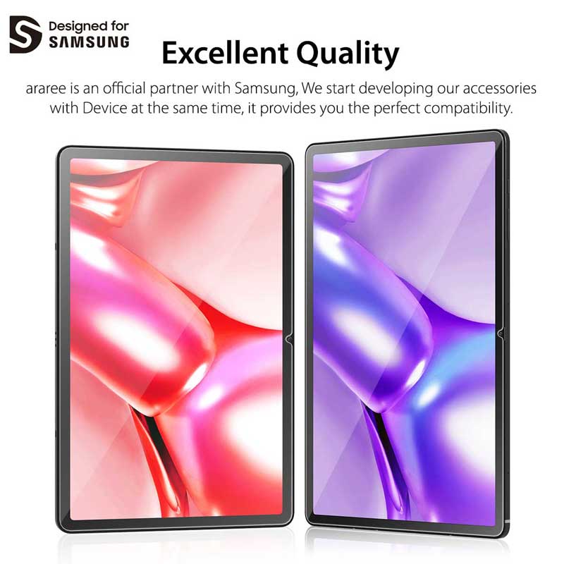 𝗔𝗿𝗮𝗿𝗲𝗲 𝗦𝘂𝗯 𝗖𝗼𝗿𝗲 Samsung Galaxy Tab S7 Plus & S8 Plus Tempered Glass