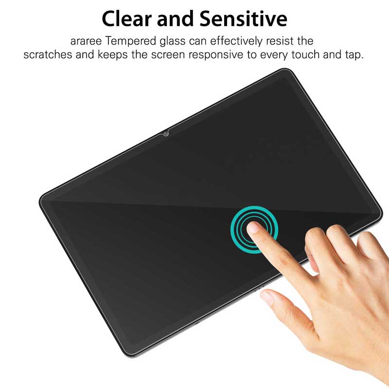 𝗔𝗿𝗮𝗿𝗲𝗲 𝗦𝘂𝗯 𝗖𝗼𝗿𝗲 Samsung Galaxy Tab S7 Plus & S8 Plus Tempered Glass