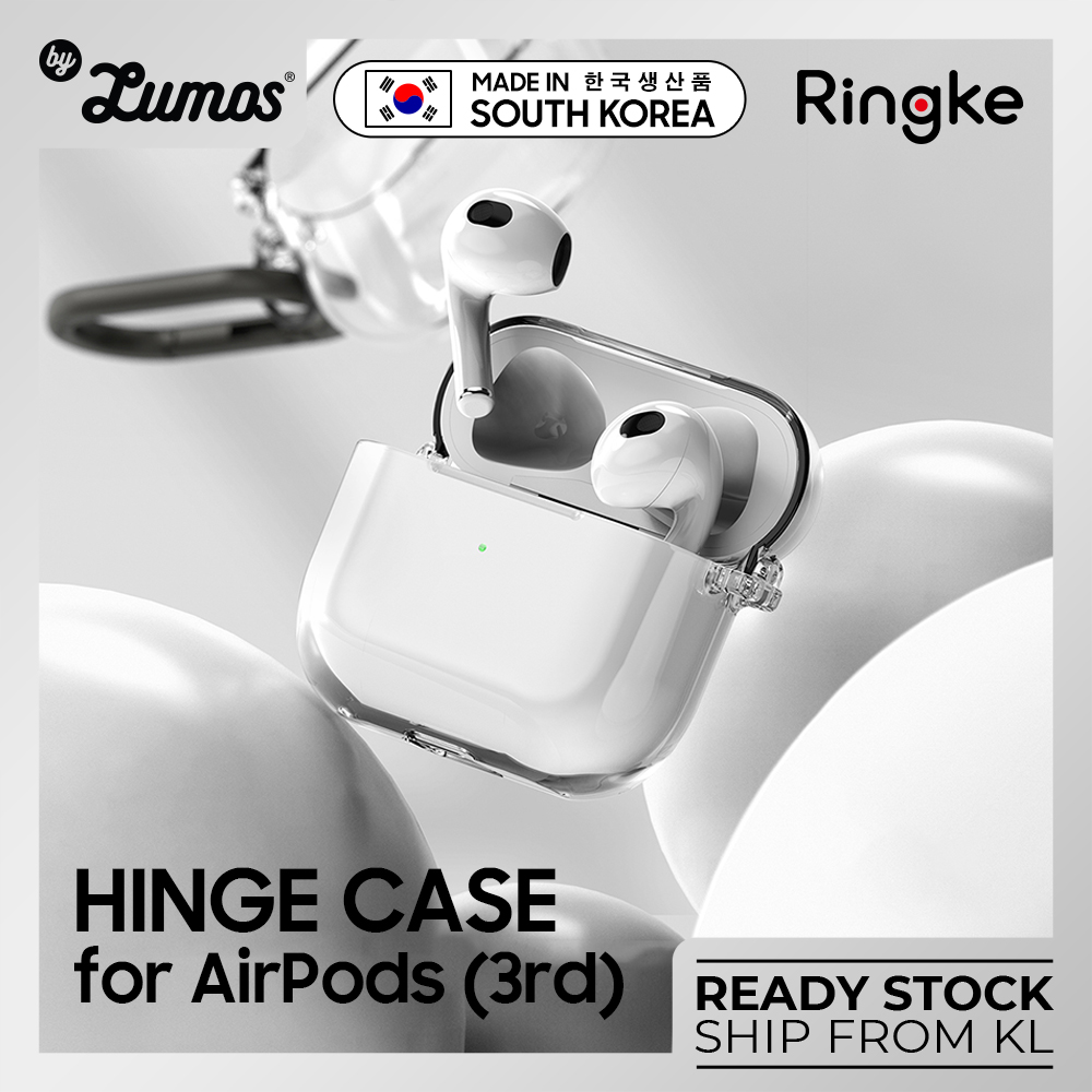𝗥𝗜𝗡𝗚𝗞𝗘 𝗛𝗶𝗻𝗴𝗲 AirPods 3 Durable Full Transparent Protection Case