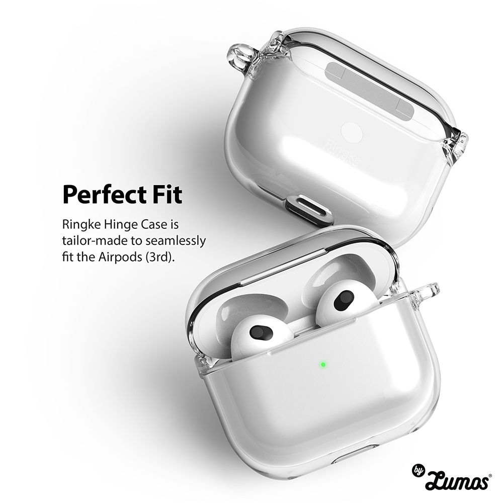 𝗥𝗜𝗡𝗚𝗞𝗘 𝗛𝗶𝗻𝗴𝗲 AirPods 3 Durable Full Transparent Protection Case