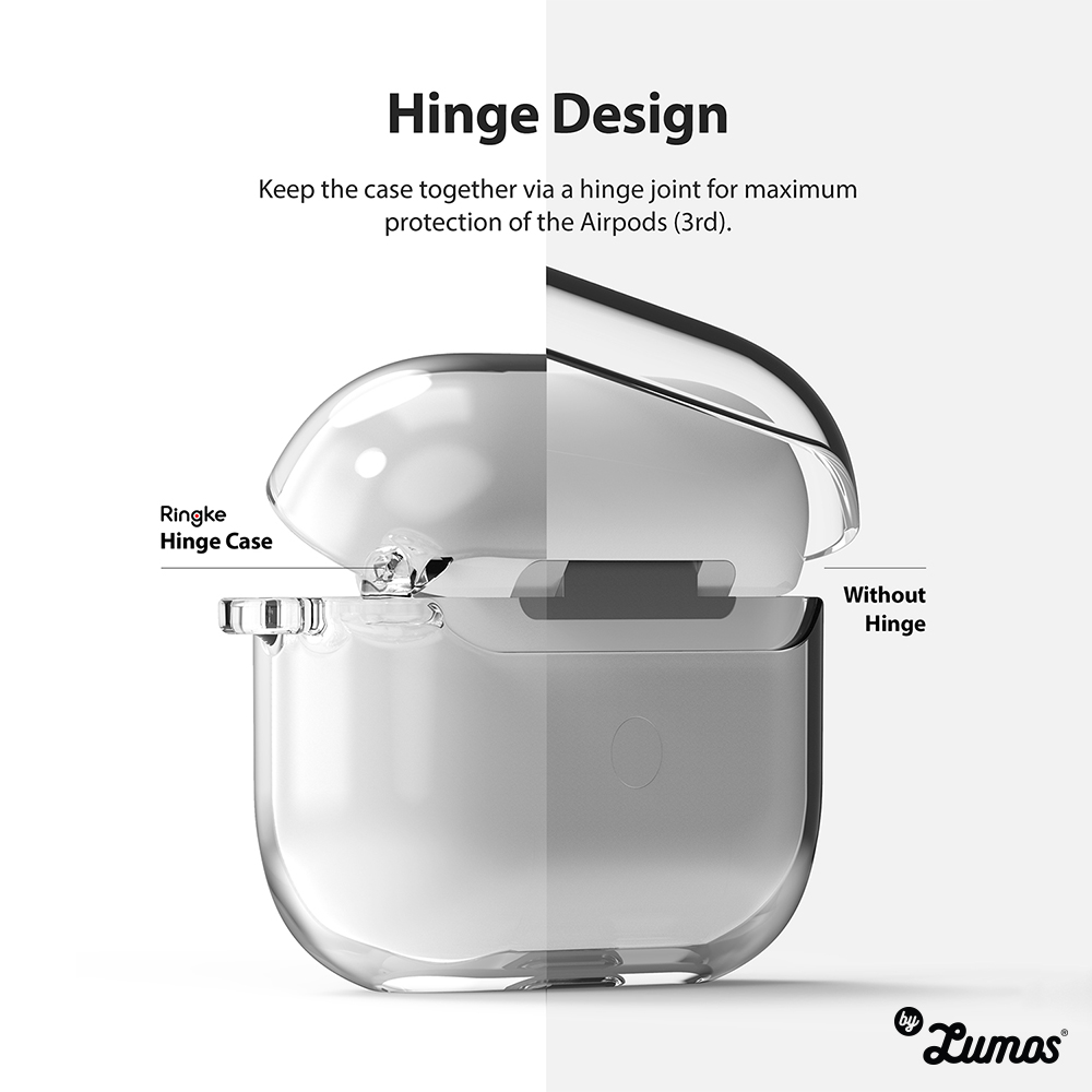 𝗥𝗜𝗡𝗚𝗞𝗘 𝗛𝗶𝗻𝗴𝗲 AirPods 3 Durable Full Transparent Protection Case