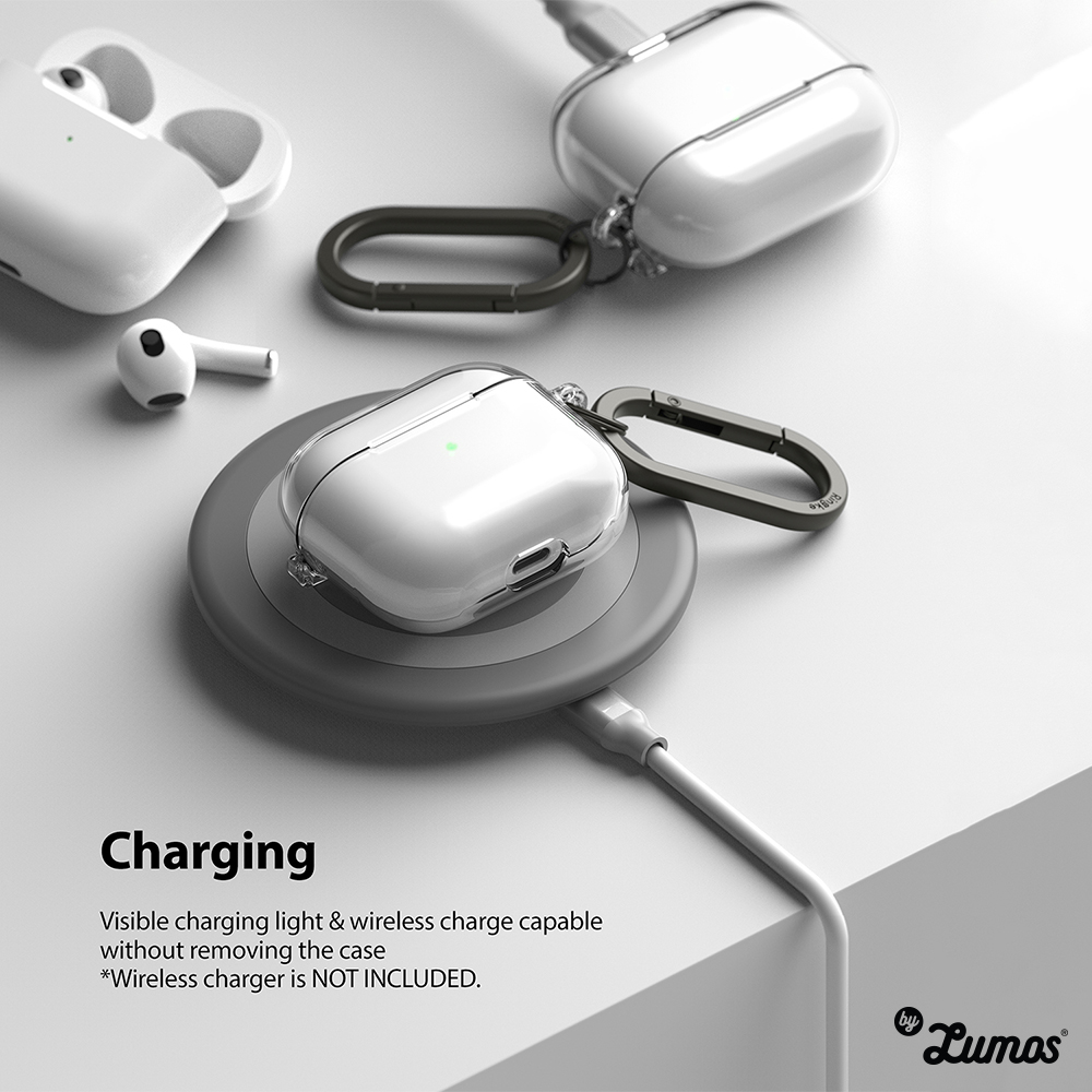 𝗥𝗜𝗡𝗚𝗞𝗘 𝗛𝗶𝗻𝗴𝗲 AirPods 3 Durable Full Transparent Protection Case